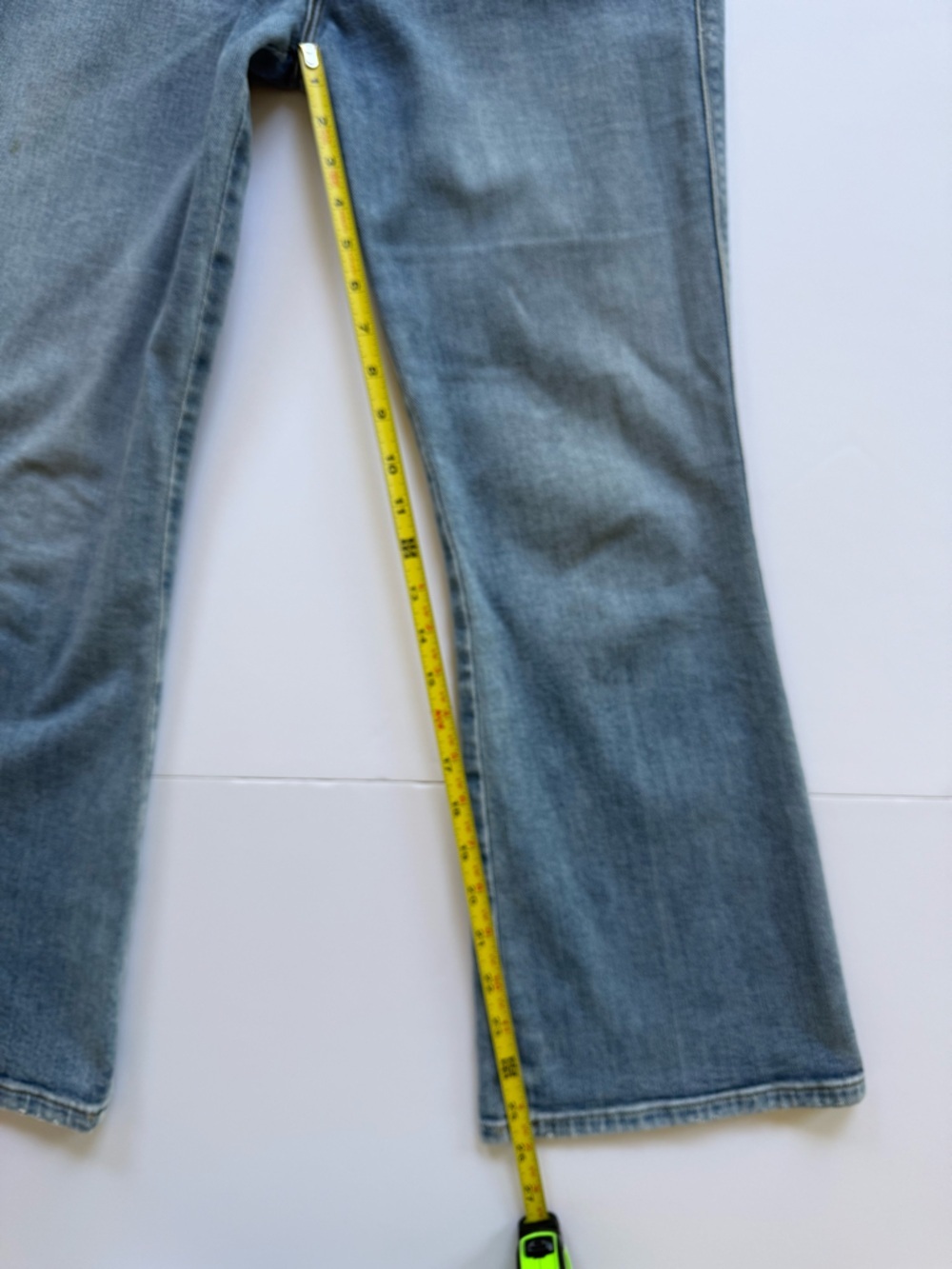 Frame Denim Washed Blue Flare Jeans Le Sylvie kick boot size 29 - Picture 6 of 7